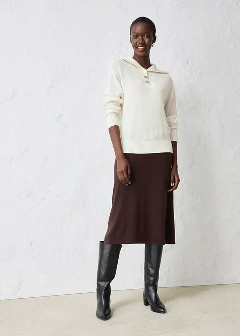 Pull camionneur en laine mérinos, bonprix