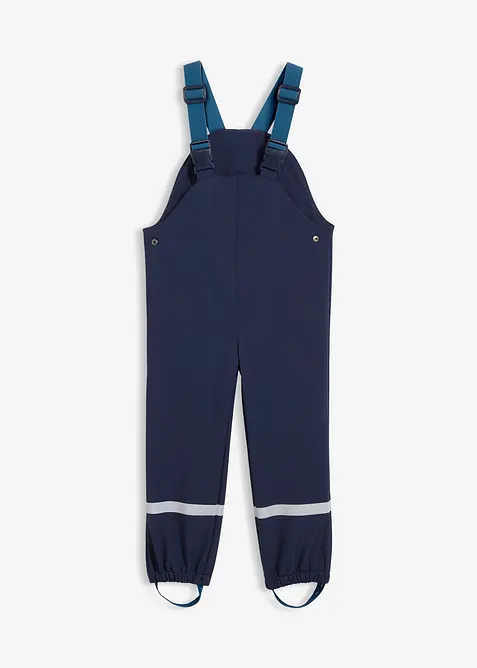 Salopette de pluie thermique en softshell déperlant, bonprix