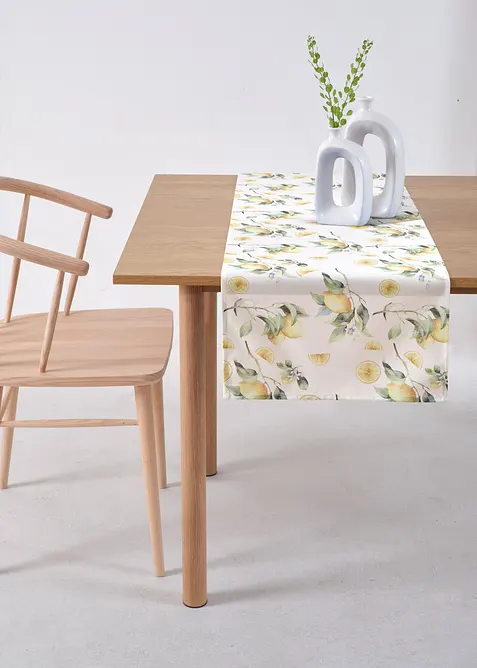 Chemin de table avec imprimé citrons, bonprix