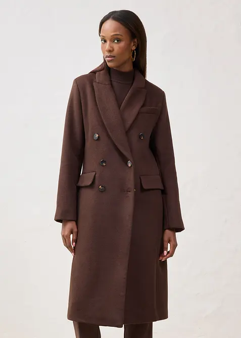 Manteau blazer en laine majoritaire, bonprix