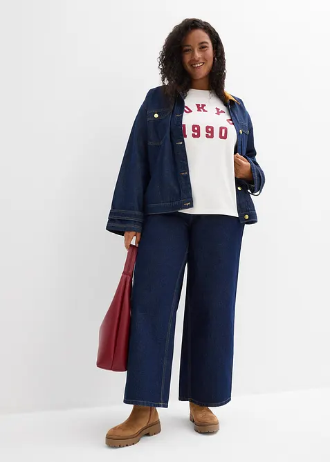 T-shirt manches longues 100% coton, bonprix