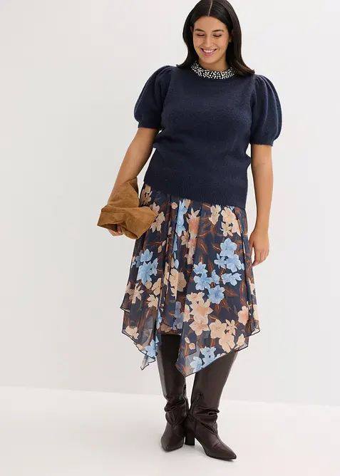 Pull avec application de strass, bonprix