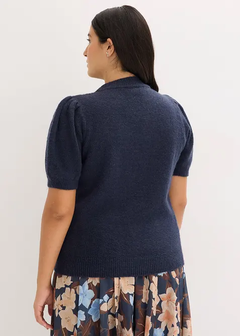 Pull avec application de strass, bonprix