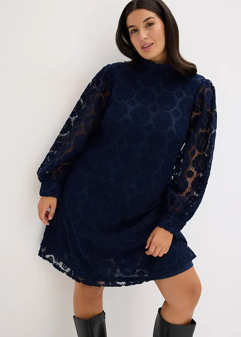 Robe courte en dentelle, bonprix