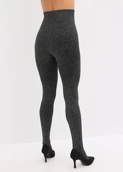 Collant thermique en polaire avec fil brillant, bonprix