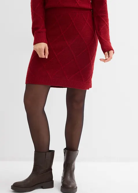 Jupe en maille torsadée, bonprix