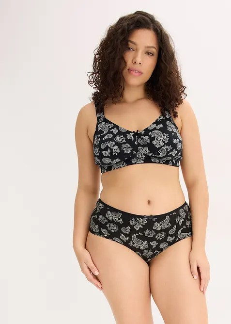 Lot de 4 culottes Maxi coton, bonprix