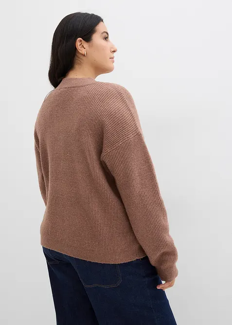 Gilet en maille oversize, bonprix