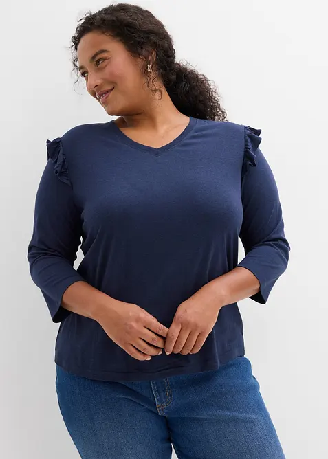 T-shirt en jersey coton et viscose, bonprix