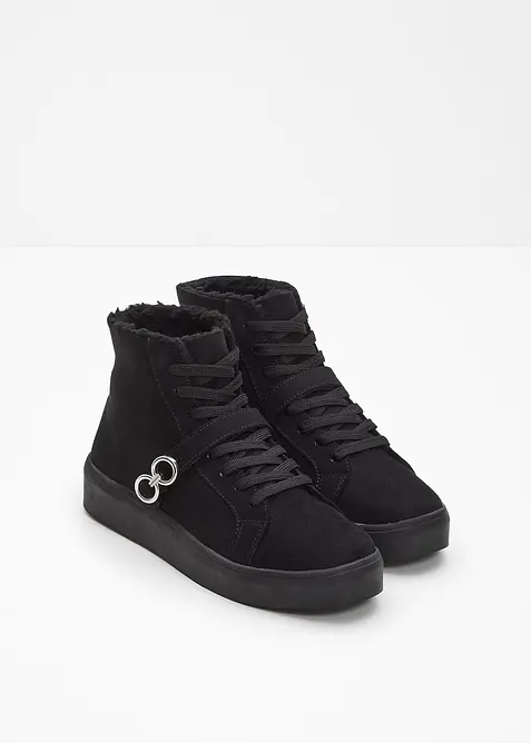 Boots fourrées à lacets, bonprix