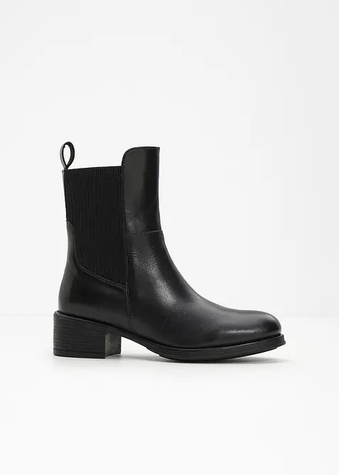 Boots en cuir, bonprix
