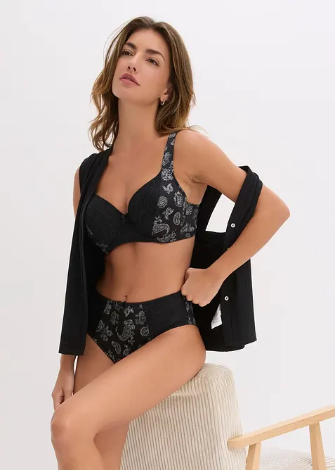 Lot de 2 slips Maxi avec dentelle, bonprix