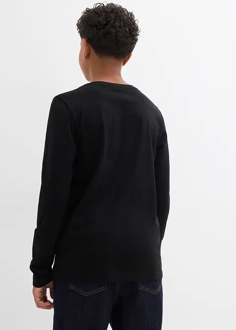 T-shirt manches longues 100% coton, bonprix