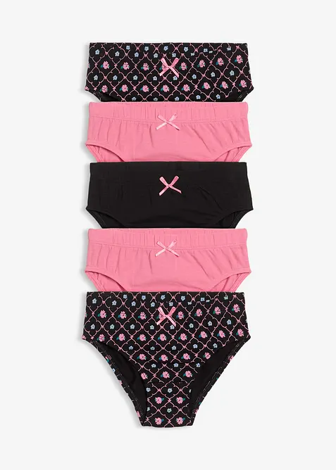 Lot de 5 slips doux, bonprix