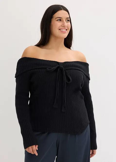 Pull côtelé, bonprix