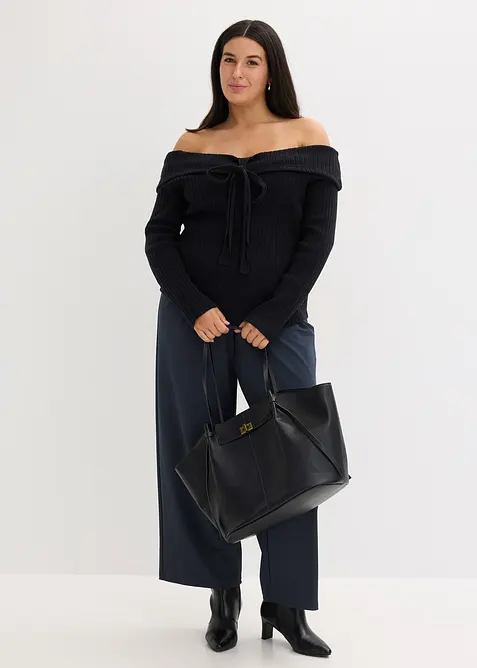 Pull côtelé, bonprix