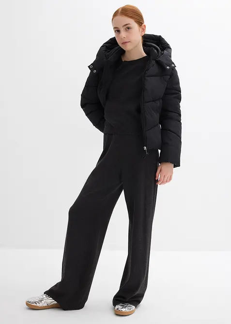 Pull et pantalon en fine maille (ens. 2 pces), viscose majoritaire, bonprix