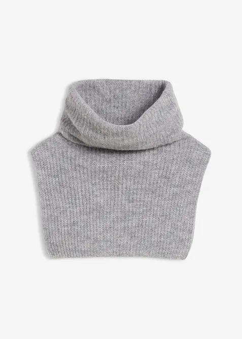 Écharpe col roulé en laine d’alpaga mélangée, bonprix