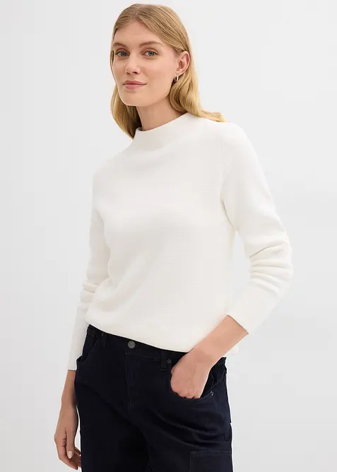 Pull à col montant, bonprix