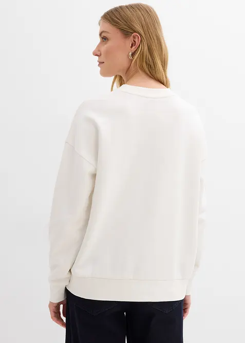 Sweat oversize 100% coton, bonprix