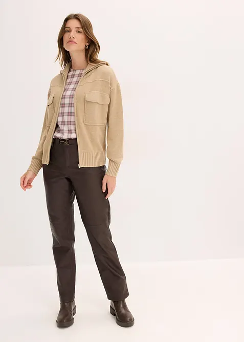 Gilet oversize en fine maille, bonprix