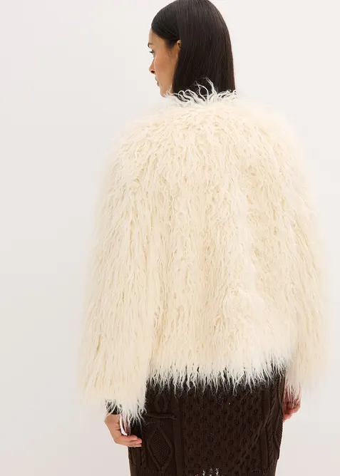 Veste peluche oversize, bonprix