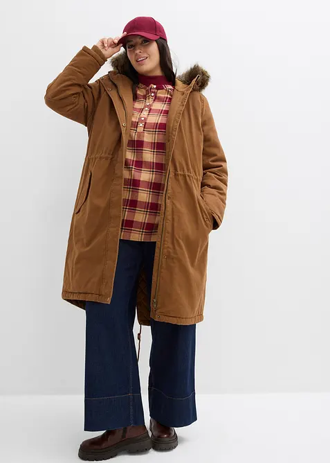 Parka longue et rembourrée, bonprix