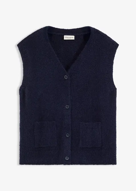 Gilet sans manches en maille, bonprix