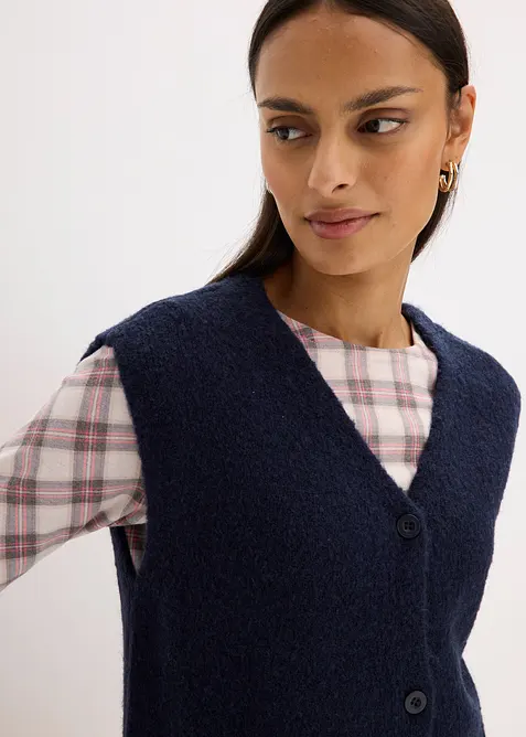 Gilet sans manches en maille, bonprix