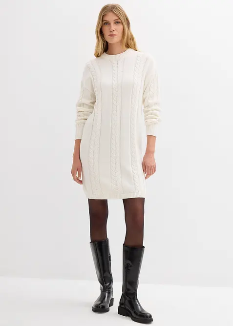 Robe en maille 100% coton, bonprix