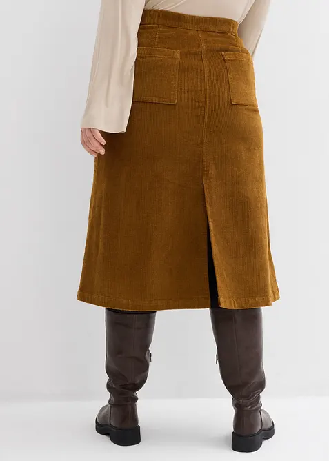 Jupe en velours côtelé, bonprix