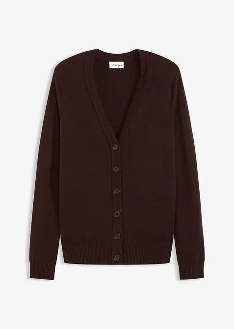 Gilet long en maille douce, bonprix