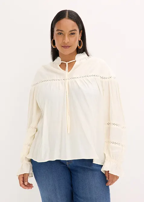 Blouse légère en viscose mélangée, bonprix