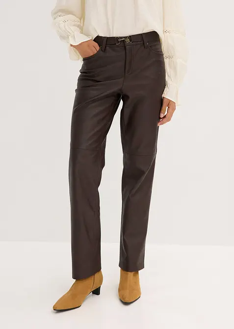 Pantalon enduit, aspect vieilli, bonprix