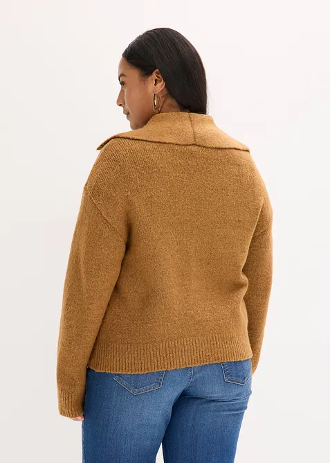 Gilet en grosse maille, bonprix