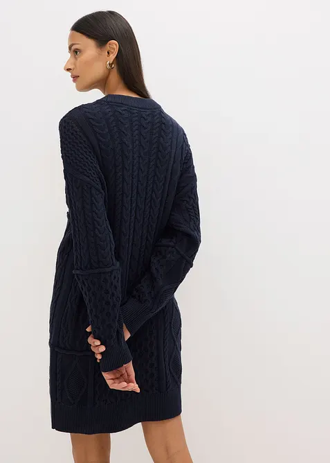 Robe en maille torsadée, bonprix