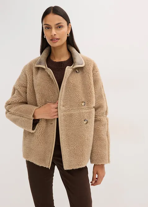 Veste en sherpa, bonprix