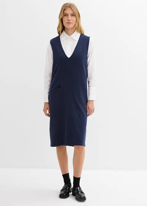 Robe en maille 100% coton, bonprix