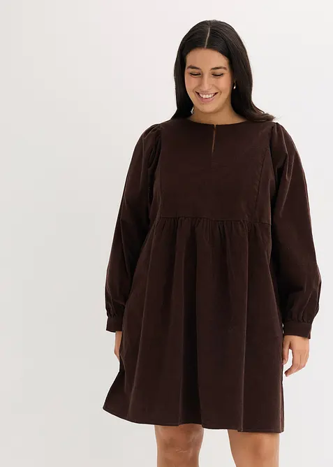 Robe en velours côtelé, bonprix