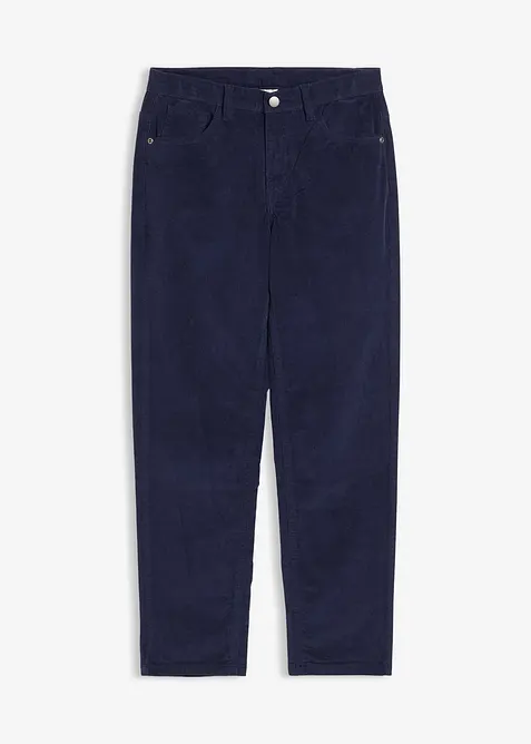 Pantalon regular en velours côtelé, droit, bonprix