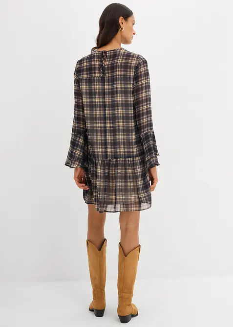 Robe en mousseline à volants, bonprix