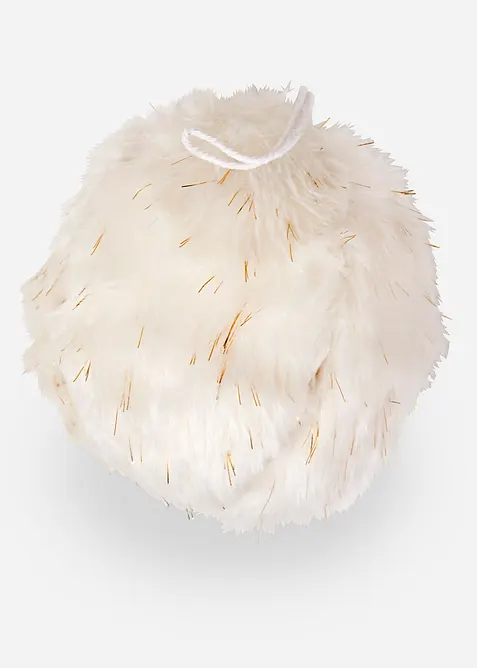 Déco à suspendre boule de Noël en peluche, bonprix