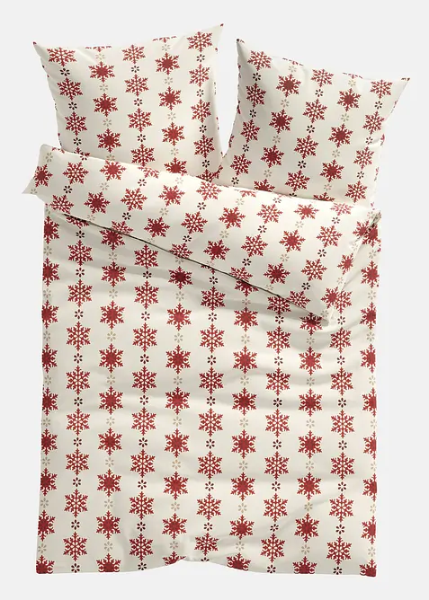 Parure de lit motif flocons de neige, bonprix