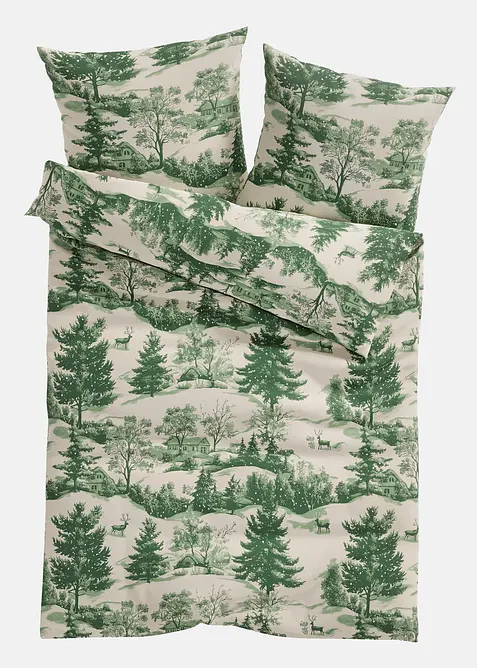 Parure de lit motif for&ecirc;t, bonprix