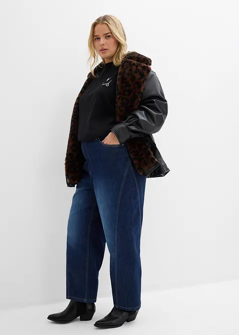 T-shirt long et oversize 100% coton, bonprix