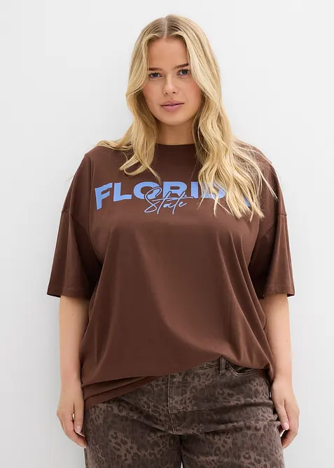 T-shirt oversize 100% coton, bonprix