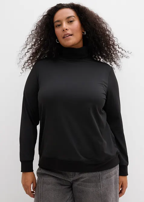 Pull thermique à col roulé, bonprix