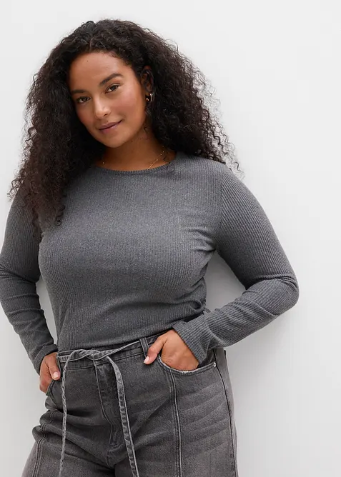 T-shirt thermique c&ocirc;tel&eacute;, bonprix