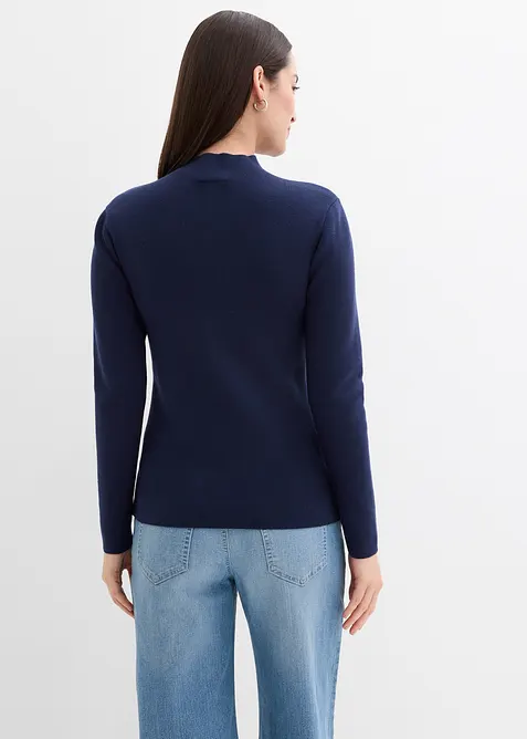 Gilet en fine maille de viscose mélangée, bonprix