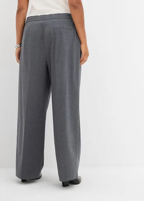 Pantalon large en viscose mélangée, bonprix